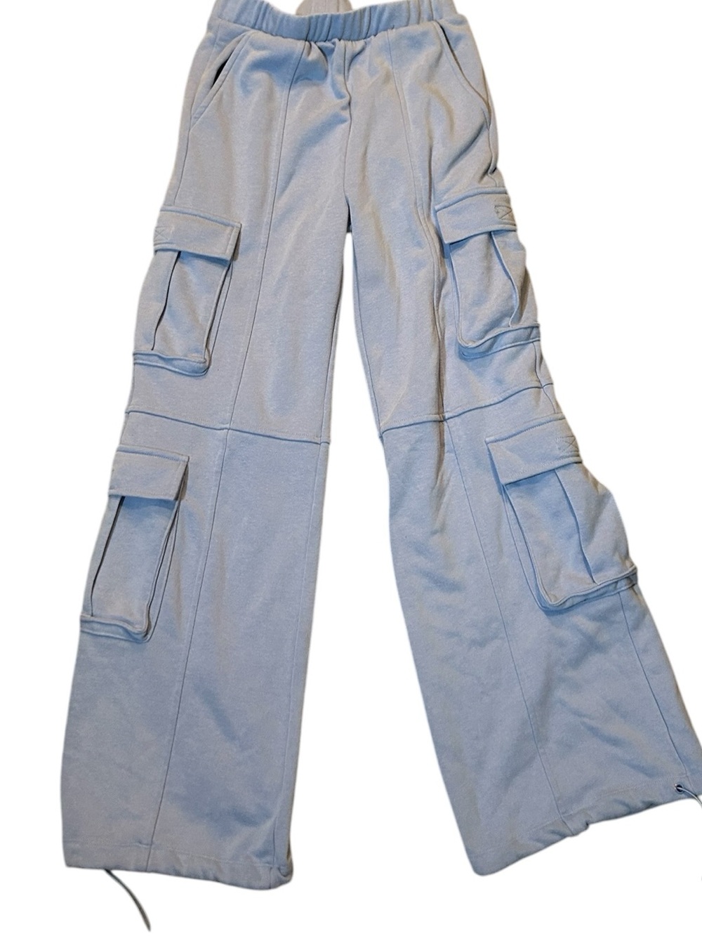 Lazy Sundays Sky  Blue Cargo Lounge Pants